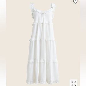 JCrew Tiered knit keyhole maxi dress, Size S